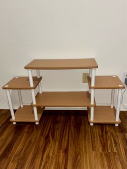 Media Console Shelf Stand