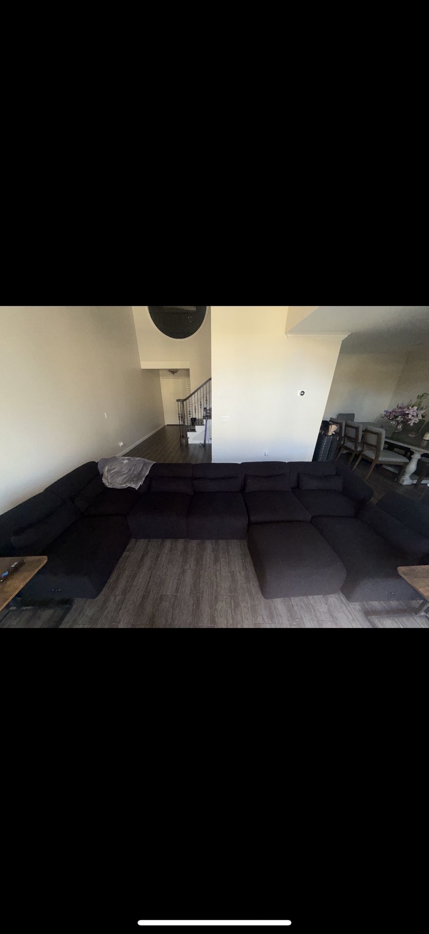 Full Size Black Couch NEW