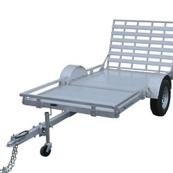 5x9 aluminum hauling trailer