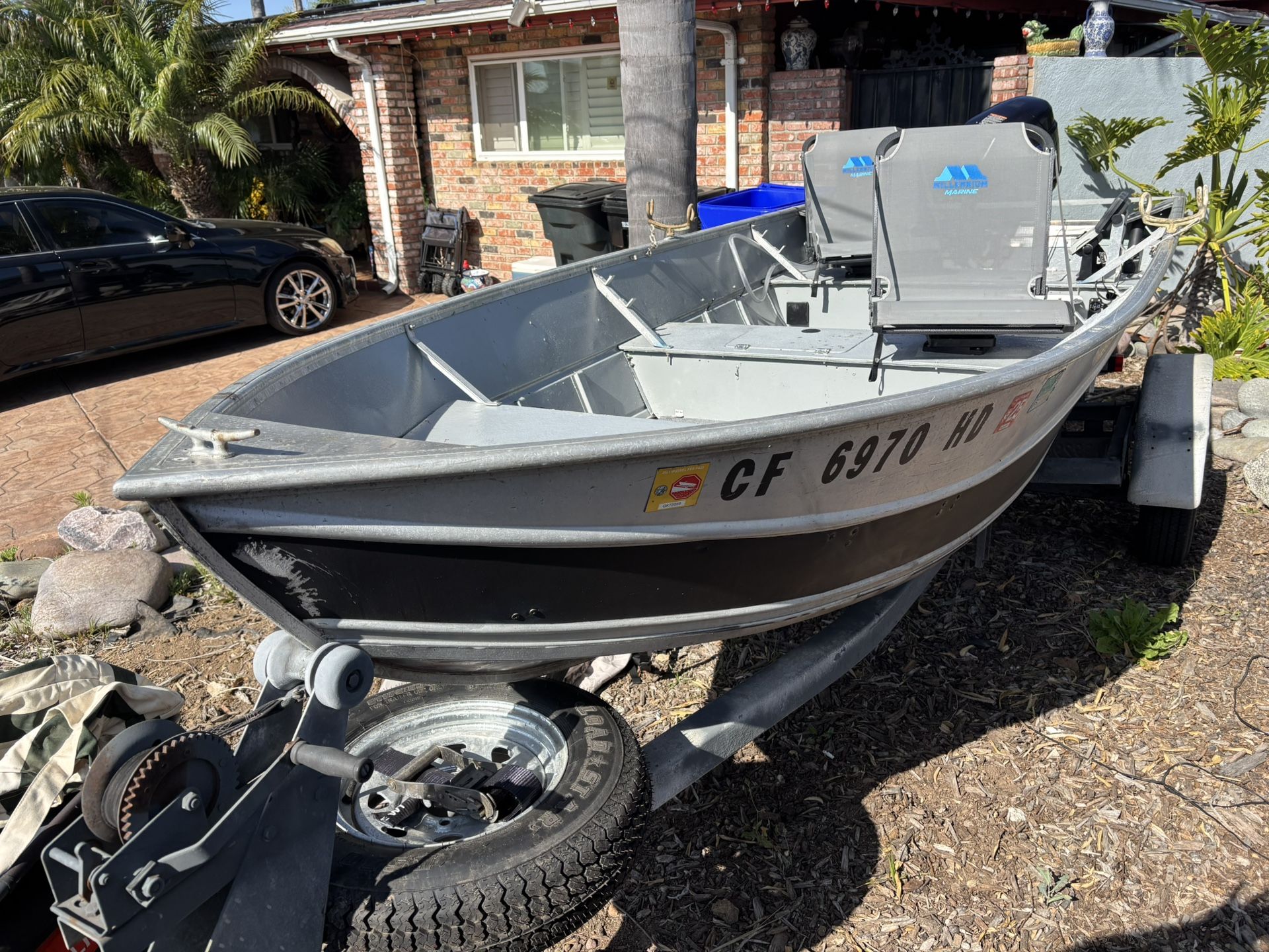 14’ Western Aluminum Boat (Welded) – 1982 – Refurbished 2025