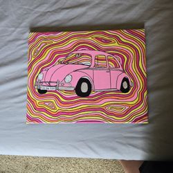 Trippy Volkswagen painting 