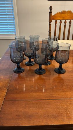 8 Blue Glasses