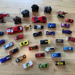 Toy cars hot wheels, and others