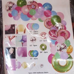 Only 2 Left!  Huge 16ft Balloon Garland For Sale - Brand New! 