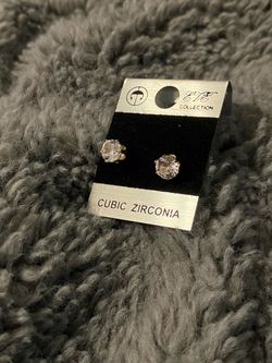 Cubic Zirconia stud earrings