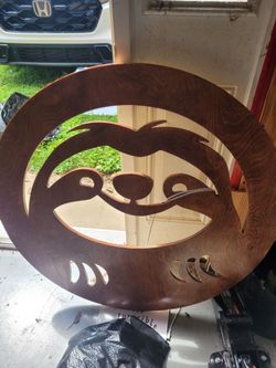 Sloth and bunny wall decor