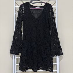 Black Lace Party Dress