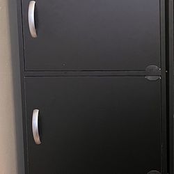 Hodedah 5 Door Bookcase Cabinet