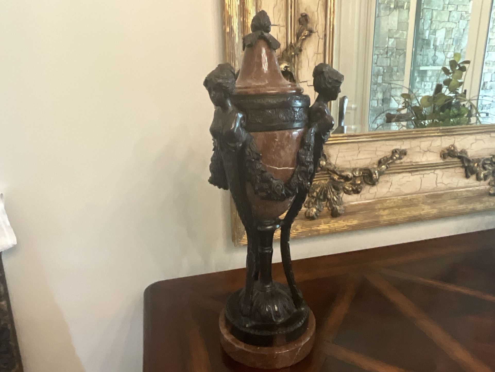 Maitland Smith Empire Revival Lidded Urn