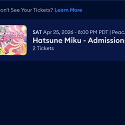 Hatsune Miku Tickets 
