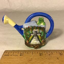 Vintage Limoges (pre-2000) Dresser Box, Watering Can