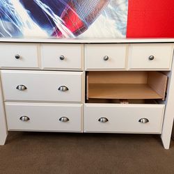 White 6 Drawer Dresser