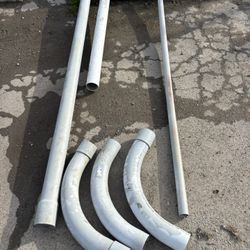 4 Inch Conduit Pipe, 90’s And Couplings