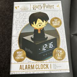 Harry Potter Alarm Clock With Night Light 
