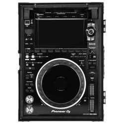 Odyssey FZ3000BL DJ Flight Case with Removable Back Panel for Pioneer CDJ3000 DJ Media Player - Black