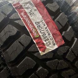 4 Brand New Tires 285/70/17 LT Land Spider Tires