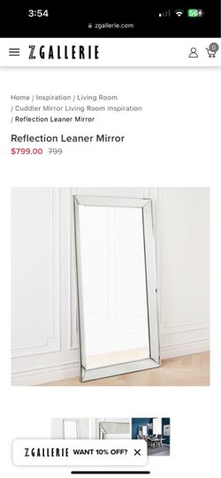 Reflection leaner mirror