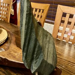 Rare "Green Jade" Serpentinite Ancient Hohokam Zoomorphic Effigy Hand-Carved Southwest Rock Art