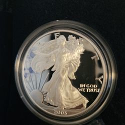 One Ounce Proof Silver Bullion Coin American Eagle
