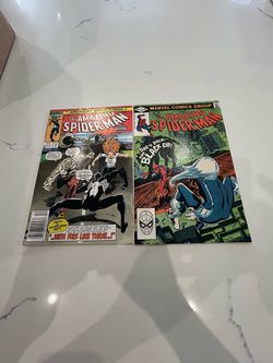 Amazing Spider-Man #226, 283 Marvel Comics, Black Cat, Mongoose Appearances, FN+