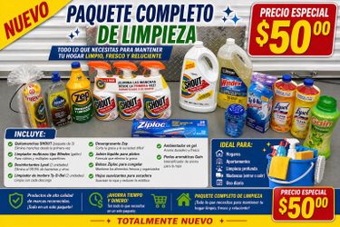 Complete Home Cleaning Bundle – All-in-One Household Essentials