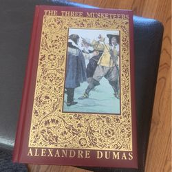 Three Musketeers Illustrated leatherette binding