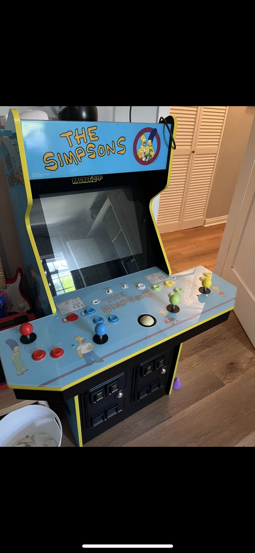 Vintage Simpsons Arcade game