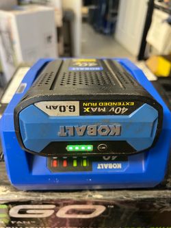 Kobalt 40 - Volt, 6 Ah 1 -Pack Lithium Ion (Li-ion) Battery/Charger