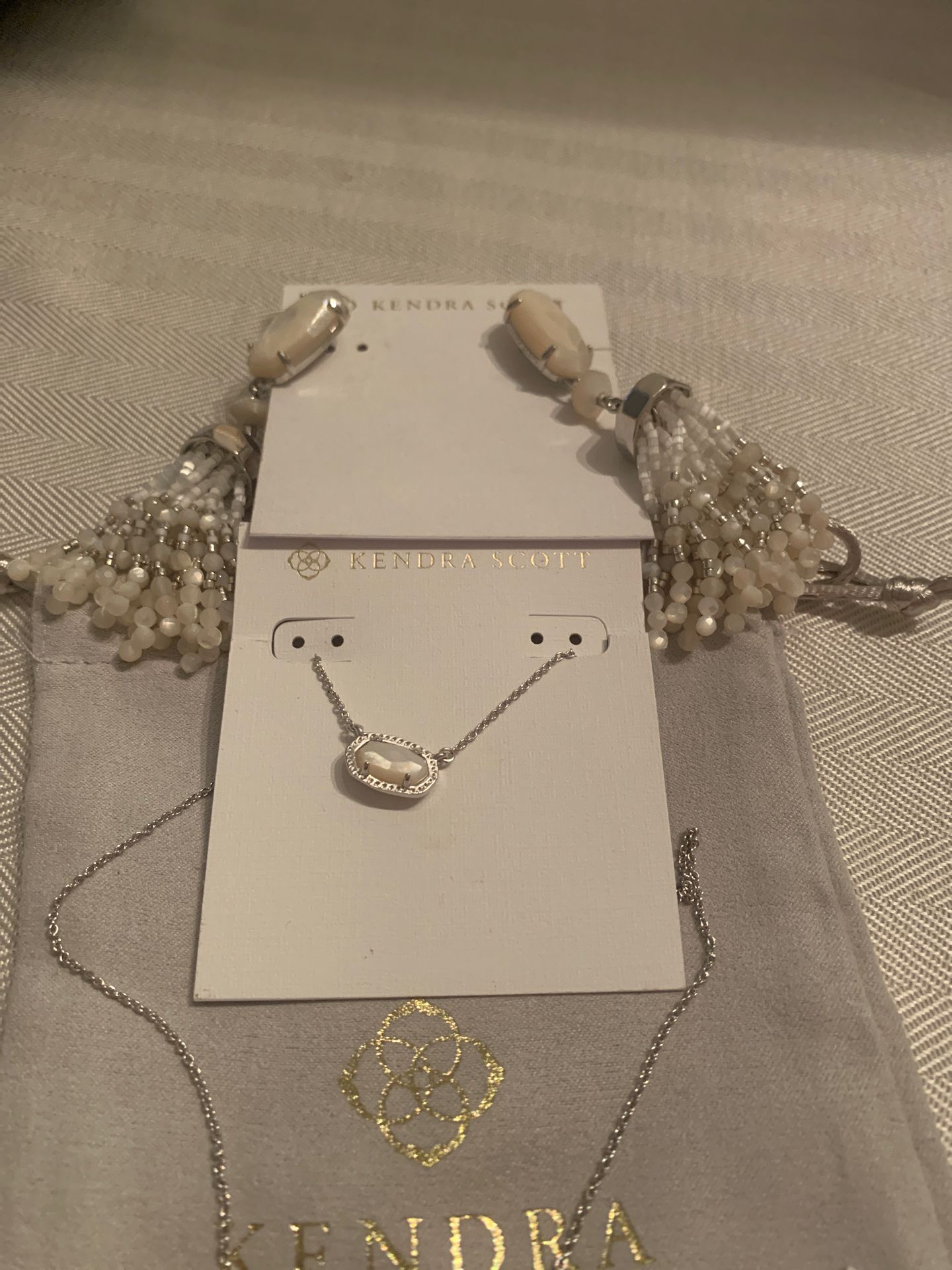Kendra Scott Amber necklace, New