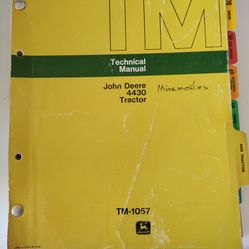 John Deere Tractor 4430 Technical Manual 