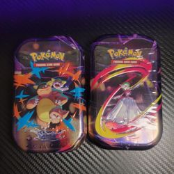 POKEMON TCG MEGA EVOLUTION Mini Tins SET OF 2 NEW SEALED.