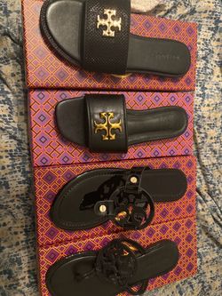 Tory Burch Miller Sandals – Lot of 8 Pairs