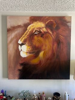 Lion Leo Painting
