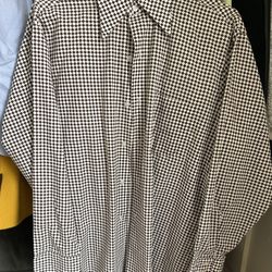 Checkered Button Up 16 1/2 -33