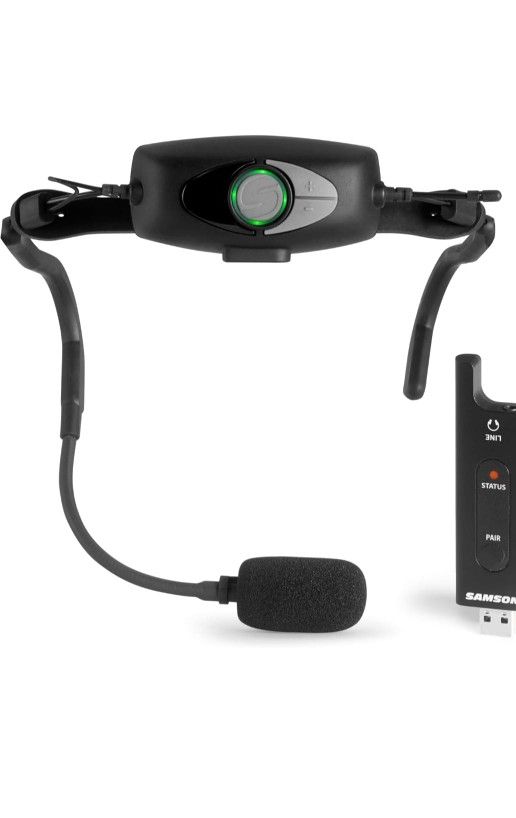 Samson AIRLINE XD Headset Samson Airline XD Fitness Headset Digital Wireless System with USB Receiver 