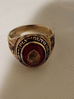 10k Solid Gold 1966 High School Gradution Ring Anillo de Oro 10k Solida Escolar