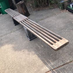 Vintage Wood Scaffold-Bench-Coffee Table 8 - 15 Feet 