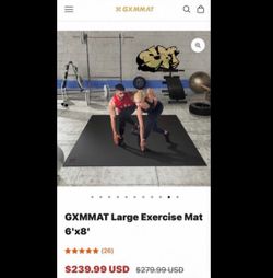 Extra large gym mat 6x8 brand new!