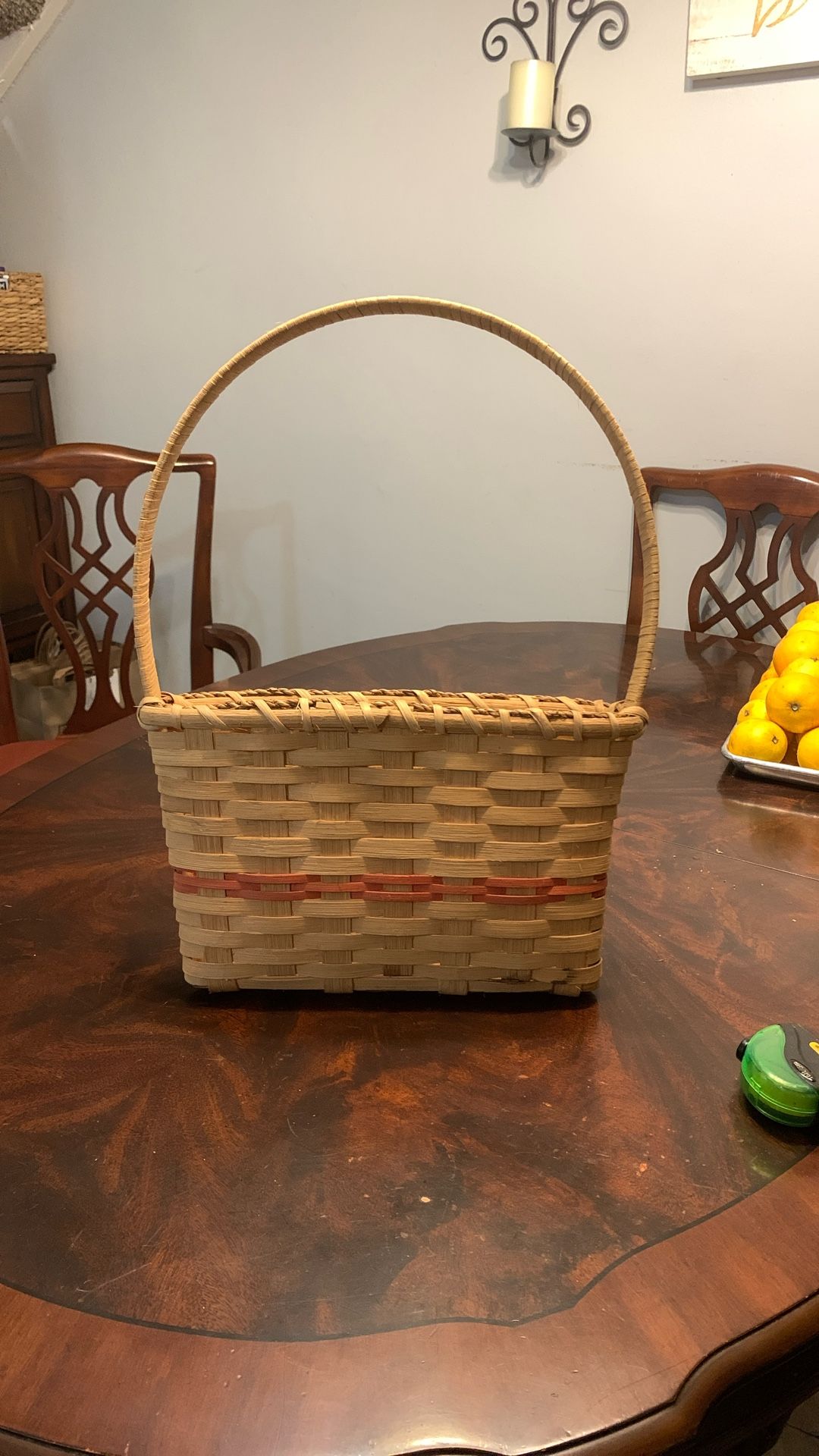 Vintage Wooven Basket