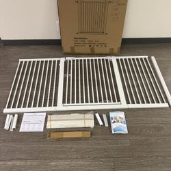 #3623 (30” Tall X 30-66” Wide) Narrow Spacing Safety Gate For Baby Toddler Or Dogs 
