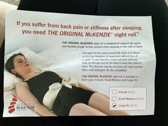 McKenzie Night Roll (L/XL) Back Pillow