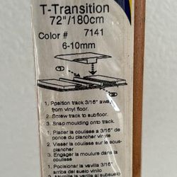 New T Transition Size 72”