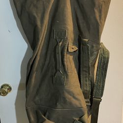 Green Army Duffle Bag 