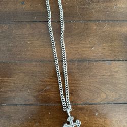 King Baby Silver Chain Necklace & Pendant Jewelry