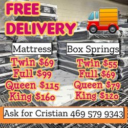 New Mattresses  Twin mattress Full mattress Queen mattress  King mattress  Colchones nuevos  Beds 