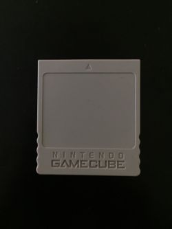 Nintendo GameCube memory card