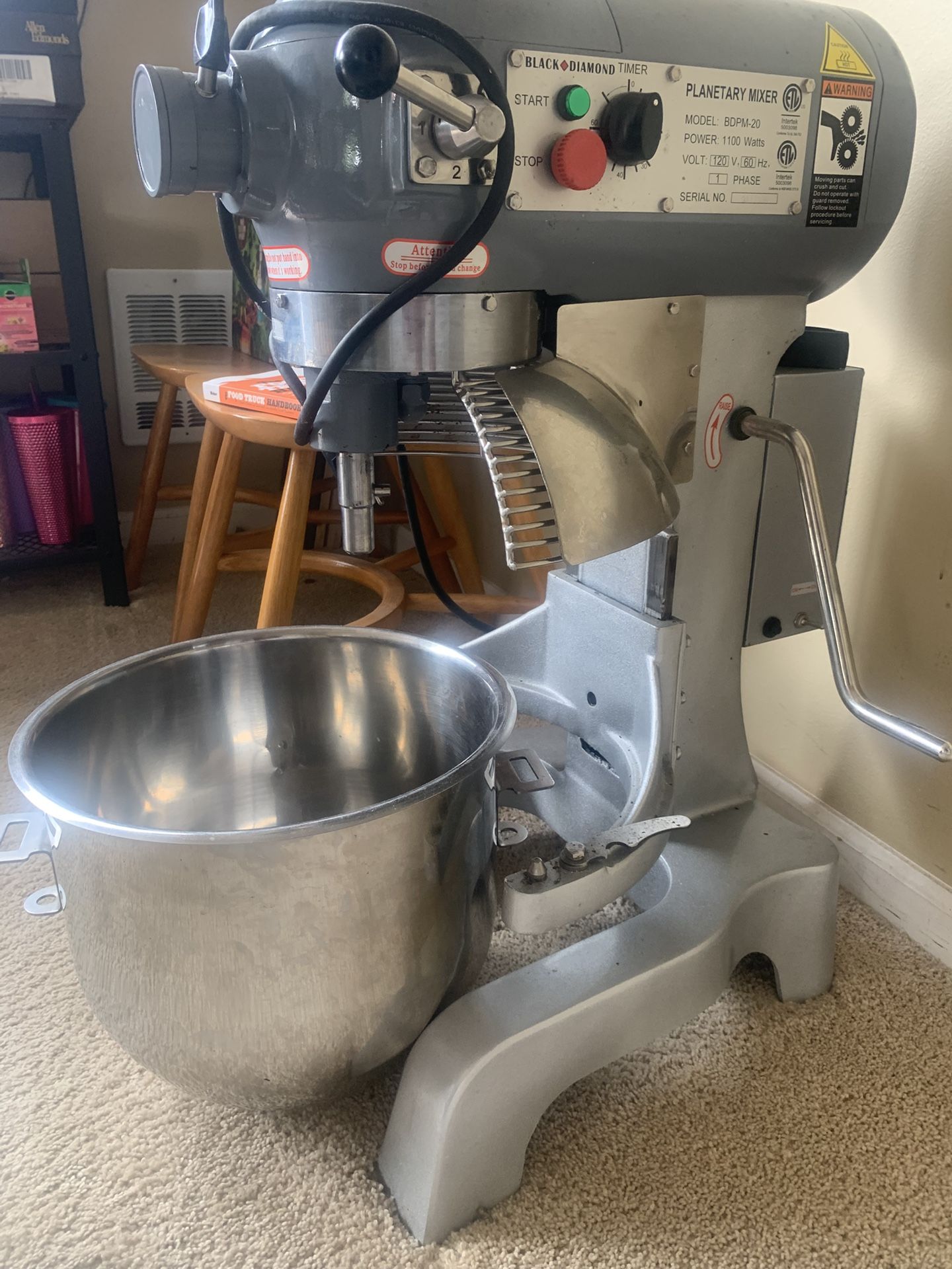 20 Qt Commercial Mixer