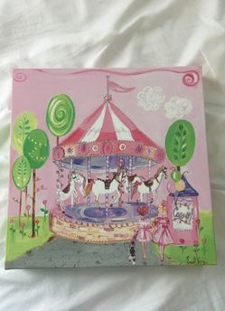 Set of 2 wall art girls room