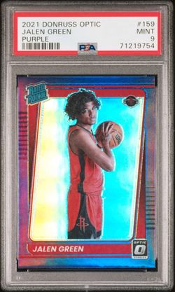 2021 Donruss Optic Purple Jalen Green Rookie Card
