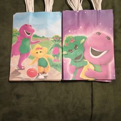 Happy Birthday Party Bags (Barney & Friends)